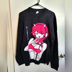 Gamer Supps Waifu Cups Sweater "BASHFUL" - MEDIUM